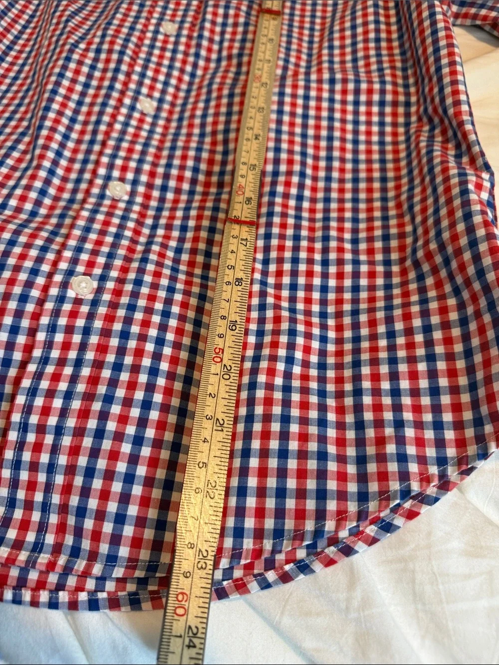 Lauren Ralph Lauren Black Label Boys Plaid Button Down Shirt 14‎ Red Blue White